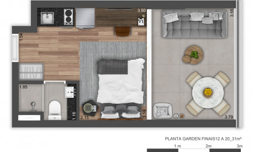 On Augusta Jardins, Aptos e Stúdios 23 a 77 mts²  S.Paulo-SP